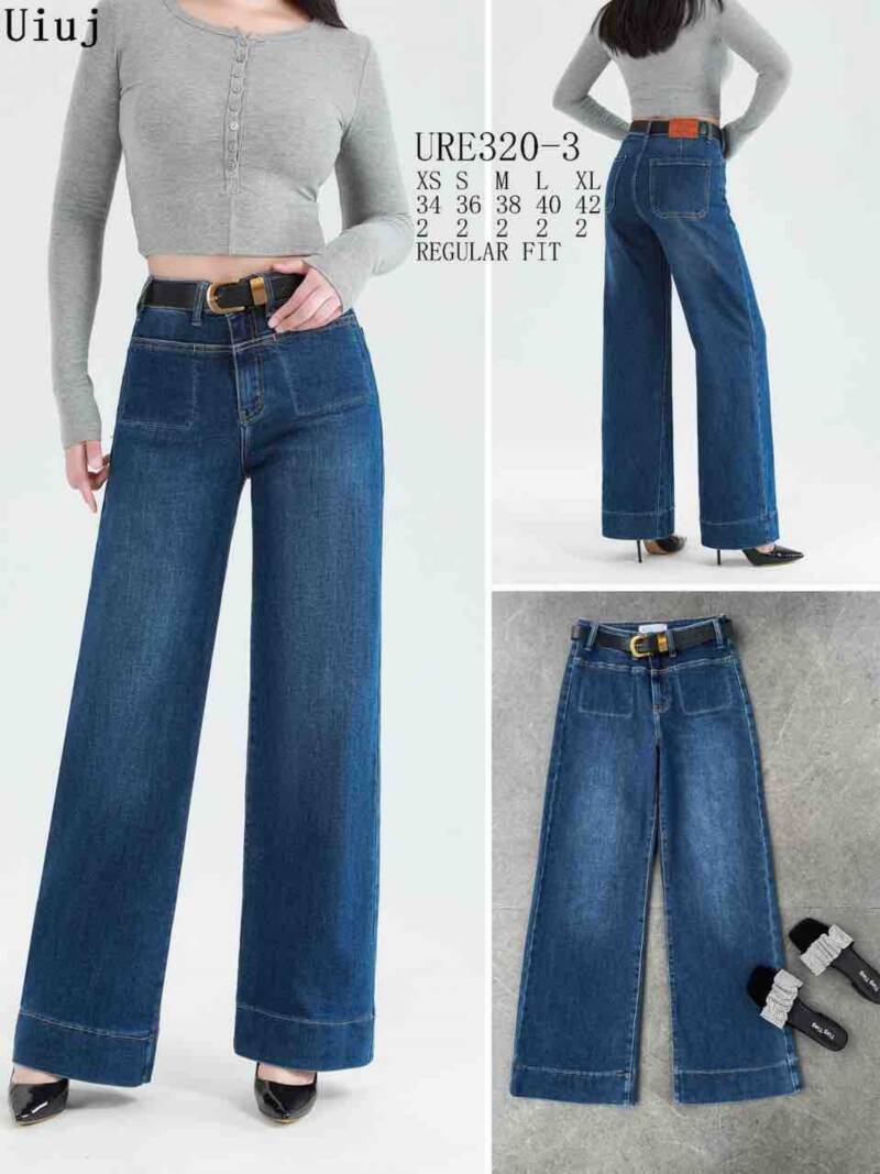 Spodnie damskie jeansy Roz XS-XL, 1 Kolor Paczka 10 szt
